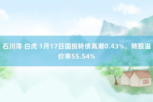 石川澪 白虎 1月17日国投转债高潮0.43%，转股溢价率55.54%